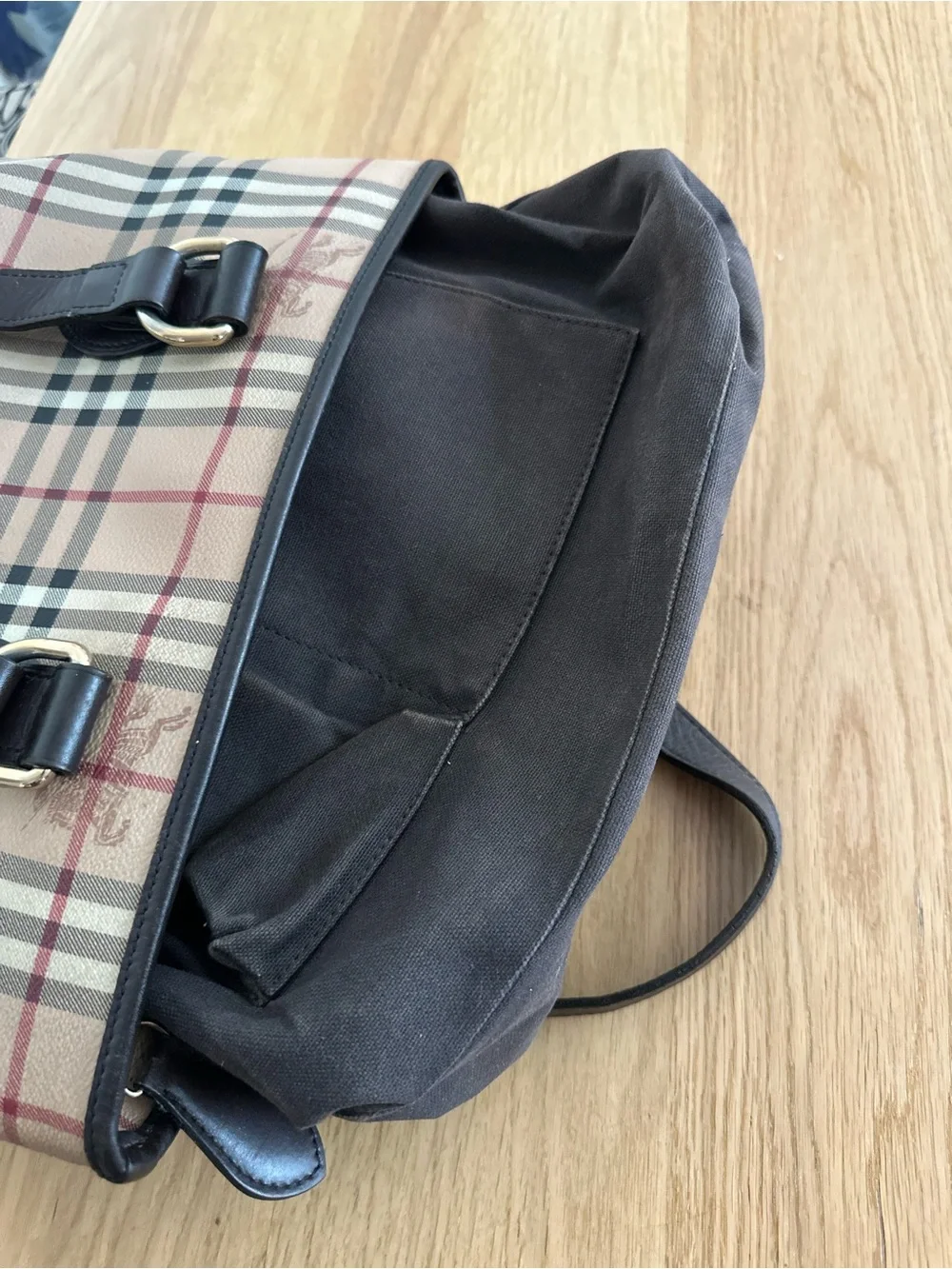 Burberry Zipper Tote Bag